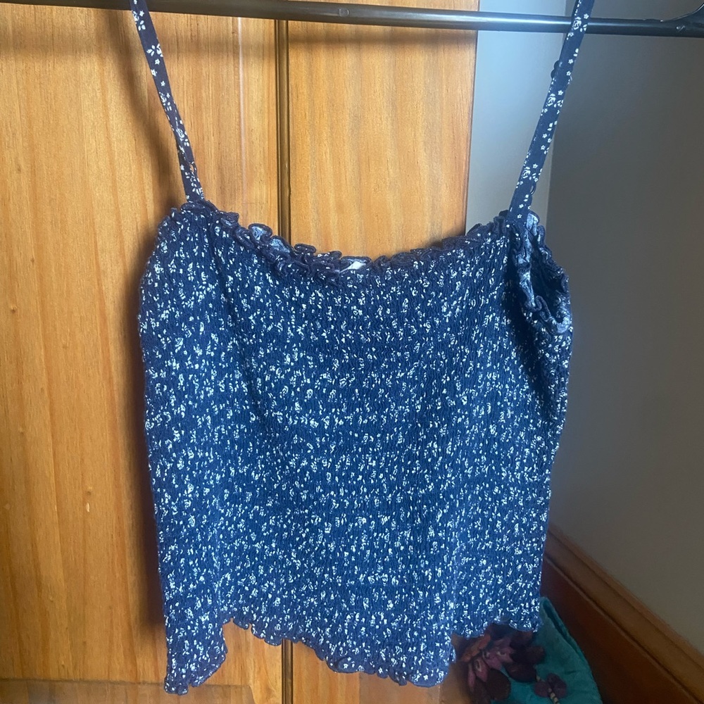 John halt/Brandy Melville blue tank top